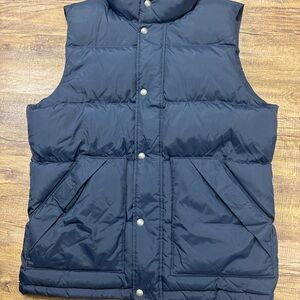 Lands' End Navy Puffer Vest